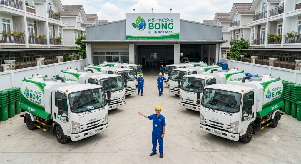 hút hầm cầu thùy vân